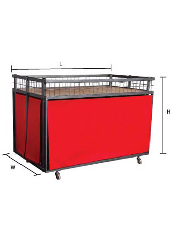Yepe Canvas Offer Bin w/Plywood a Roller (YPOBCV2-24) Yepe Canvas Offer Bin w/Plywood a Roller (YPOBCV2-24)