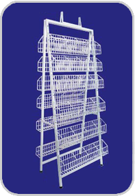 Book / DVD Stand w/12pcs Wire Basket Book / DVD Stand w/12pcs Wire Basket