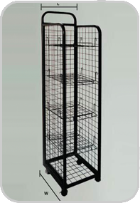 Newspaper Rack w/Roller Newspaper Rack w/Roller
