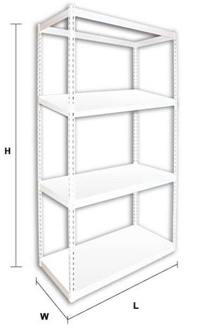 Boltless Rack G2 w/Metal Shelving