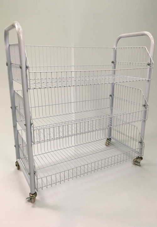 Basket Stand w/3 Level & Roller Basket Stand w/3 Level & Roller