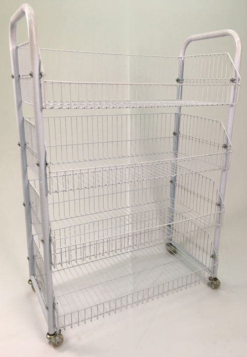 Basket Stand w/4 Level & Roller Basket Stand w/4 Level & Roller