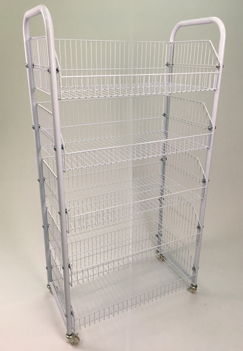 Basket Stand w/5 Level & Roller Basket Stand w/5 Level & Roller